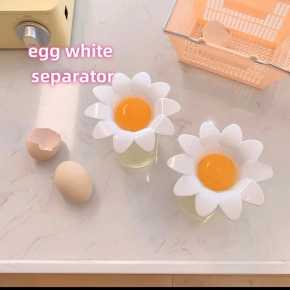 Flower Shaped Egg‎ White Separater for Cooking White